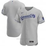 Maglia Baseball Uomo Kansas City Royals Personalizzate Grigio