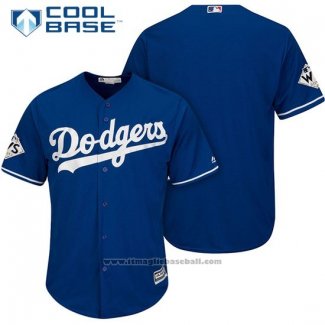 Maglia Baseball Uomo Los Angeles Dodgers 2017 World Series Cool Base