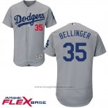 Maglia Baseball Uomo Los Angeles Dodgers Cody Bellinger Grigio Alternato Flex Base