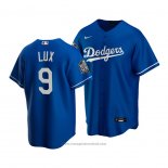 Maglia Baseball Uomo Los Angeles Dodgers Gavin Lux 2020 Replica Alternato Blu