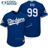 Maglia Baseball Uomo Los Angeles Dodgers Hyun Jin Ryu Cool Base