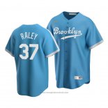 Maglia Baseball Uomo Los Angeles Dodgers Luke Raley Cooperstown Collection Alternato Blu