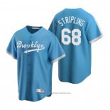 Maglia Baseball Uomo Los Angeles Dodgers Ross Stripling Cooperstown Collection Alternato Blu