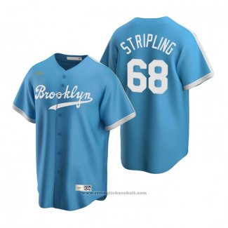 Maglia Baseball Uomo Los Angeles Dodgers Ross Stripling Cooperstown Collection Alternato Blu