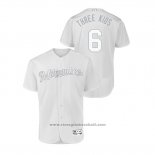 Maglia Baseball Uomo Milwaukee Brewers Lorenzo Cain 2019 Players Weekend Autentico Bianco