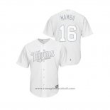 Maglia Baseball Uomo Minnesota Twins Jonathan Schoop 2019 Players Weekend Replica Bianco