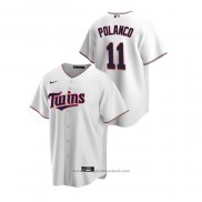 Maglia Baseball Uomo Minnesota Twins Jorge Polanco Replica Home Bianco