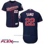 Maglia Baseball Uomo Minnesota Twins Miguel Sano Blu Flex Base Autentico Collection