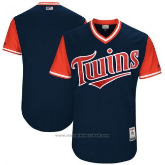 Maglia Baseball Uomo Minnesota Twins Players Weekend 2017 Personalizzate Blu