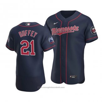 Maglia Baseball Uomo Minnesota Twins Tyler Duffey Autentico Alternato Blu