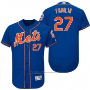 Maglia Baseball Uomo New York Mets Jeurys Familia Arancione 2017 Alternato