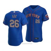 Maglia Baseball Uomo New York Mets Khalil Lee Autentico Blu