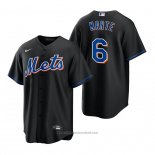 Maglia Baseball Uomo New York Mets Starling Marte Replica Alternato Nero