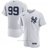 Maglia Baseball Uomo New York Yankees Aaron Judge Primera Autentico Bianco