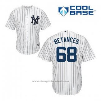 Maglia Baseball Uomo New York Yankees Dellin Betances 68 Bianco Home Cool Base