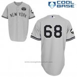 Maglia Baseball Uomo New York Yankees Dellin Betances 68 Grigio Gms The Boss Cool Base