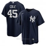 Maglia Baseball Uomo New York Yankees Gerrit Cole Alternato Replica Blu