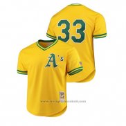 Maglia Baseball Uomo Oakland Athletics Jose Canseco Cooperstown Collection Mesh Batting Practice Or