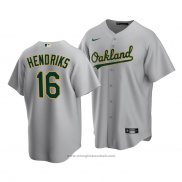 Maglia Baseball Uomo Oakland Athletics Liam Hendriks Replica Road 2020 Grigio