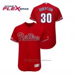 Maglia Baseball Uomo Philadelphia Phillies David Robertson Flex Base Rosso