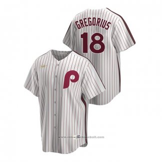 Maglia Baseball Uomo Philadelphia Phillies Didi Gregorius Cooperstown Collection Home Bianco