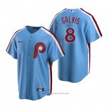 Maglia Baseball Uomo Philadelphia Phillies Freddy Galvis Cooperstown Collection Road Blu