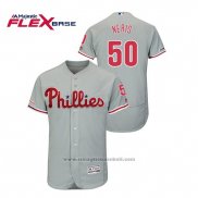 Maglia Baseball Uomo Philadelphia Phillies Hector Neris Flex Base Grigio