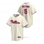 Maglia Baseball Uomo Philadelphia Phillies Nick Williams Replica Alternato Crema