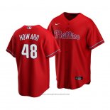 Maglia Baseball Uomo Philadelphia Phillies Spencer Howard Replica Alternato 2020 Rosso