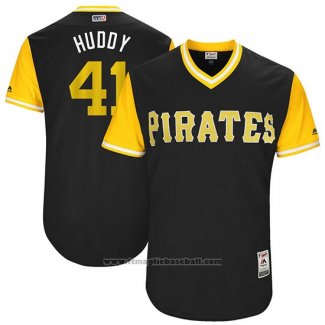 Maglia Baseball Uomo Pittsburgh Pirates 2017 Little League World Series Daniel Hudson Nero