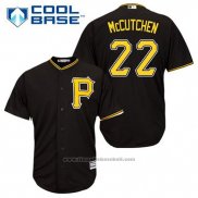 Maglia Baseball Uomo Pittsburgh Pirates Andrew Mccutchen 22 Nero Alternato Cool Base