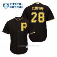 Maglia Baseball Uomo Pittsburgh Pirates Brandon Cumpton 28 Nero Alternato Cool Base