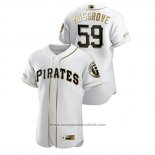 Maglia Baseball Uomo Pittsburgh Pirates Joe Musgrove Golden Edition Autentico Bianco