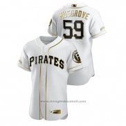 Maglia Baseball Uomo Pittsburgh Pirates Joe Musgrove Golden Edition Autentico Bianco