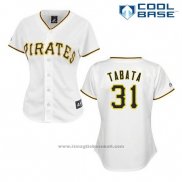 Maglia Baseball Uomo Pittsburgh Pirates Jose Tabata 31 Bianco Cool Base