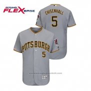 Maglia Baseball Uomo Pittsburgh Pirates Lonnie Chisenhall 150 Anniversario Autentico Flex Base Grigio