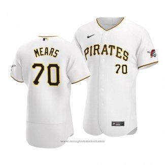 Maglia Baseball Uomo Pittsburgh Pirates Nick Mears Autentico Primera 2020 Bianco