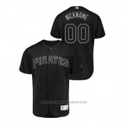 Maglia Baseball Uomo Pittsburgh Pirates Personalizzate 2019 Players Weekend Autentico Nero