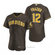 Maglia Baseball Uomo San Diego Padres Adam Frazier Autentico Road Marrone
