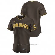 Maglia Baseball Uomo San Diego Padres Autentico 2020 Alternato Marrone