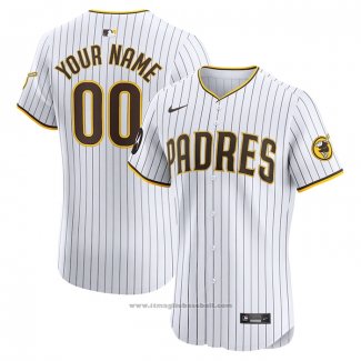 Maglia Baseball Uomo San Diego Padres Elite Home Personalizzate Bianco