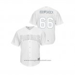 Maglia Baseball Uomo San Diego Padres Robert Stock 2019 Players Weekend Replica Bianco