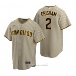 Maglia Baseball Uomo San Diego Padres Trent Grigioham Replica Alternato Marrone