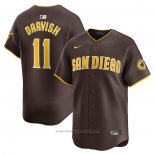Maglia Baseball Uomo San Diego Padres Yu Darvish Away Limited Marrone