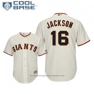 Maglia Baseball Uomo San Francisco Giants Austin Jackson Cool Base Home Crema