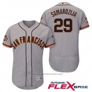 Maglia Baseball Uomo San Francisco Giants Jeff Samardzija Grigio Flex Base