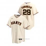 Maglia Baseball Uomo San Francisco Giants Jeff Samardzija Replica Home Crema