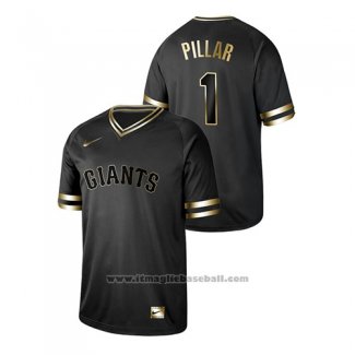 Maglia Baseball Uomo San Francisco Giants Kevin Pillar 2019 Golden Edition Nero