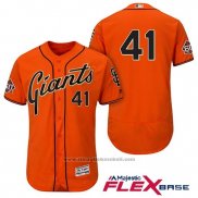 Maglia Baseball Uomo San Francisco Giants Mark Melancon Arancione Alternato Flex Base