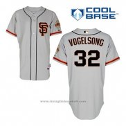 Maglia Baseball Uomo San Francisco Giants Ryan Vogelsong 32 Grigio Alternato Cool Base